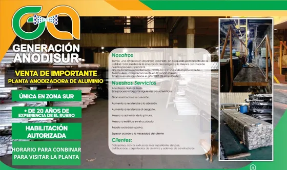 Venta De Fondo De Comercio: Empresa De Anodizado