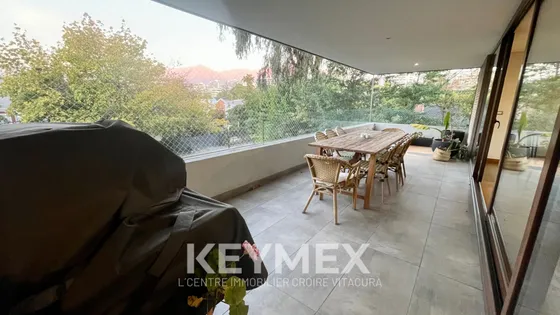 Dpto Amoblado 4d/3b Con Amplia Terraza En Vitacura