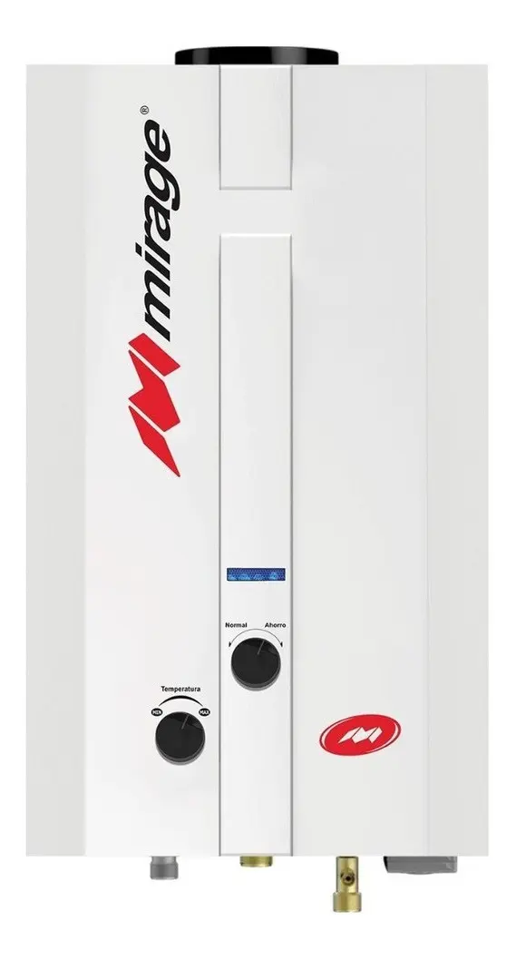 Boiler De Paso Mirage Ahorra Hasta Un 70% De Gas Color Blanco Tipo de gas GLP