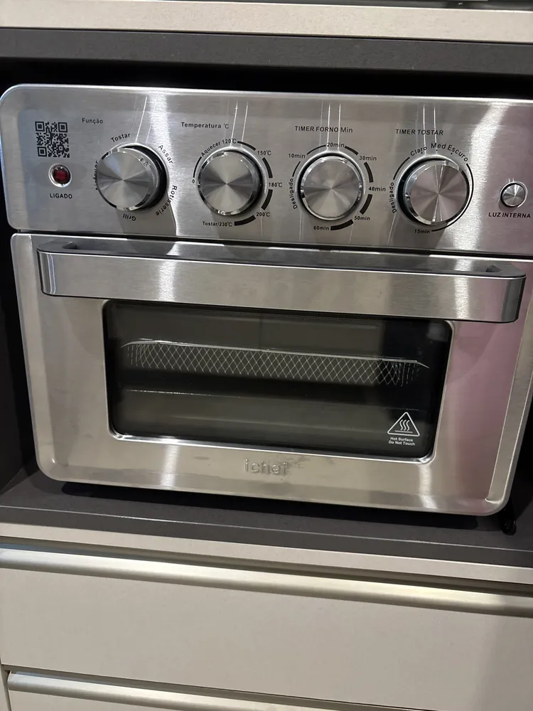 Airfryer + Forno Ichef Ovenfryer Max 26l Cor Prata - Imagem 2