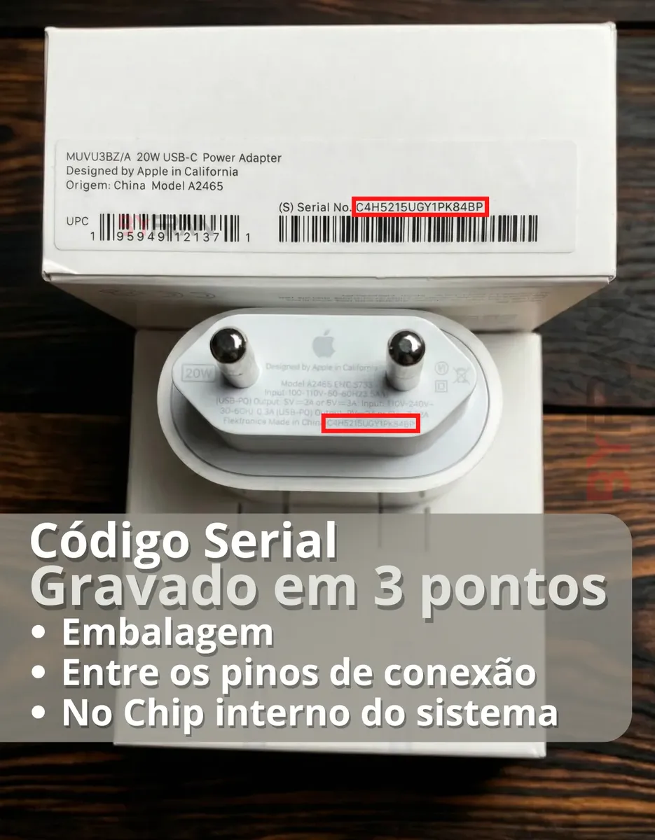 Carregador Apple 20w Usb-c Rápido + Cabo Lightning iPhone 13