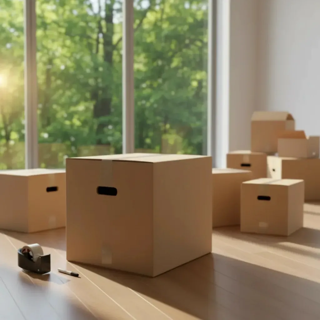 5 Caixas Com Alça Papelão Mudança 40x30x30 Triplex Reforç Parda