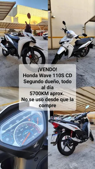 Honda Wave 110s Cd, Segundo Dueño, Todo Al Día.