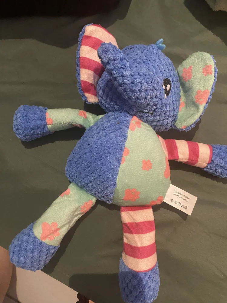 Brinquedo Pelúcia Raposa Ursinho Mordedor Apito para Cães Gatos - Imagem 2