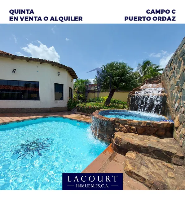 En Venta Amplia Casa De Lujo En La Urb. Campo C De Ferrominera - Puerto Ordaz. Edo- Bolivar 