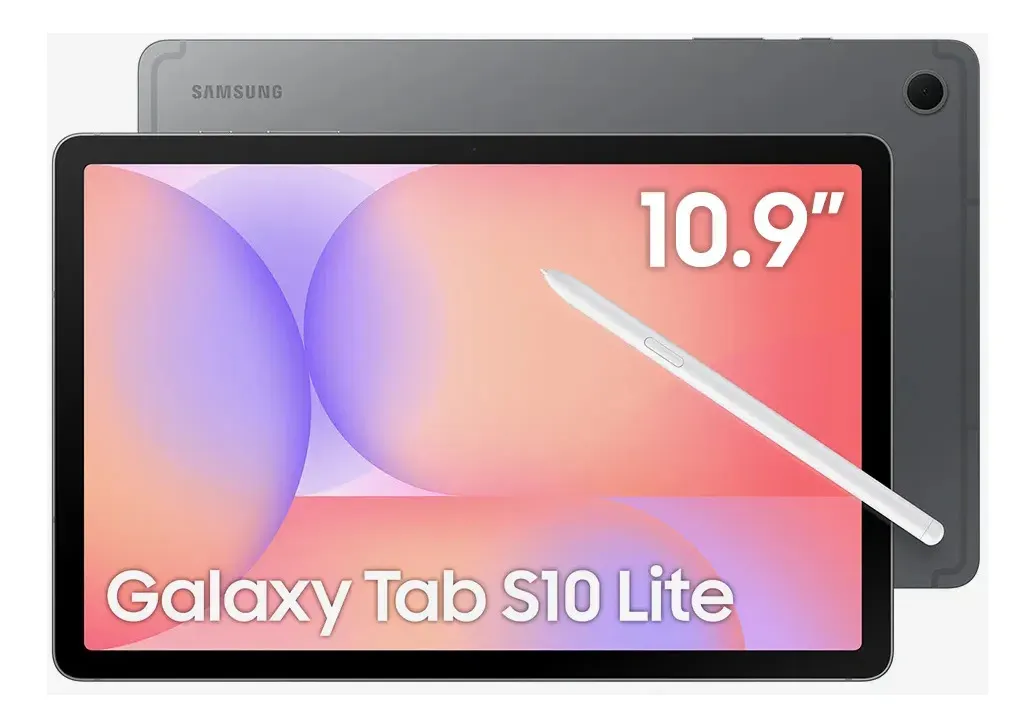 Tablet Samsung Galaxy Tab S10 Lite Wifi, 256gb, 8gb Ram, Tela 10.9 , S Pen E Capa Smartbook Cover Inclusas