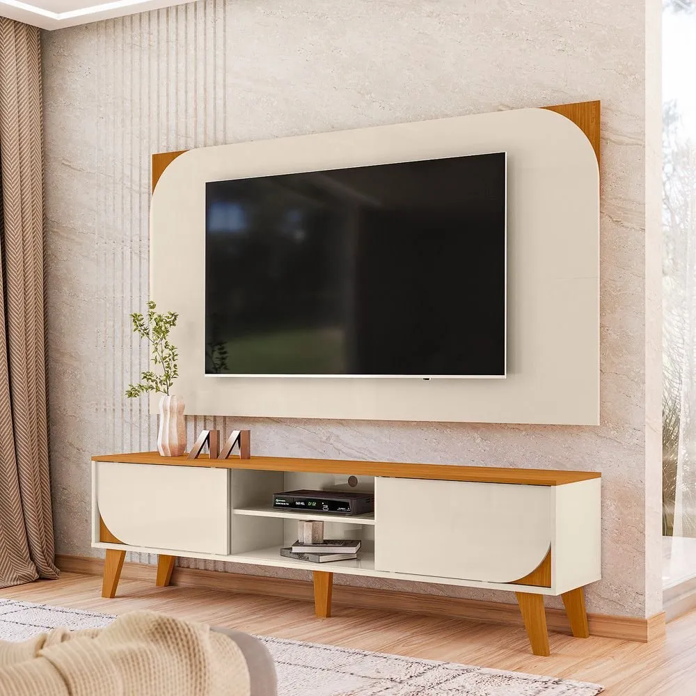 Rack Com Painel Para Tv 65 Polegadas Duna