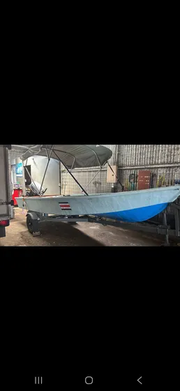 Vendo Lancha Con Carreta Americana, Toldo Y Motor Tohatsu 30