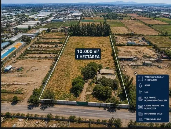 Oportunidad Gran Terreno De 1 Hectáera En La Pintana