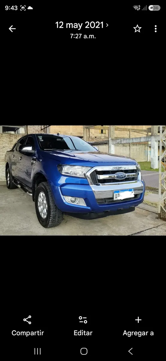 Ford Ranger 2.5 Cd Ivct Xlt 166cv