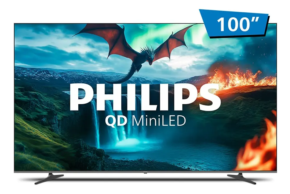 Smart Tv Philips 100 4k Qd-miniled 100mled800