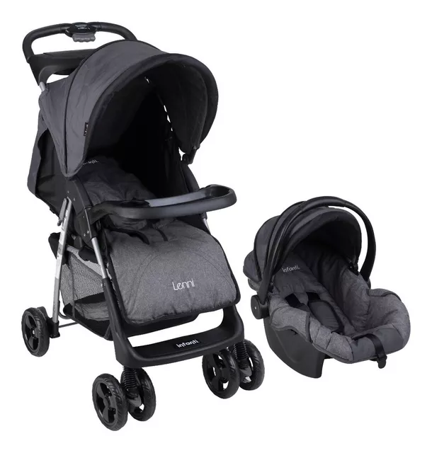 CARRIOLA PORTABEBE PLEGABLE Negro