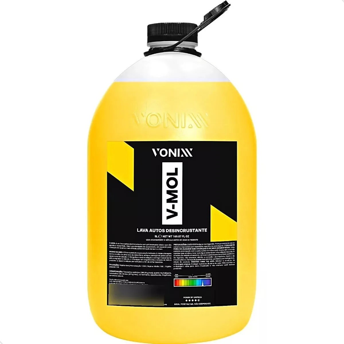 V-mol Desincrustante De Lama E Graxa Lava Autos 5l Vonixx