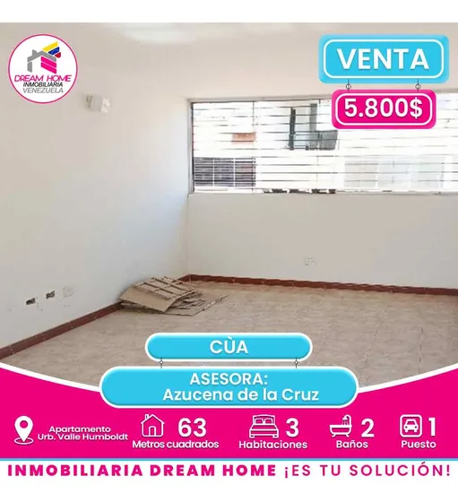 Apartamento En Venta   Urb. Valle Humboldt-cua 