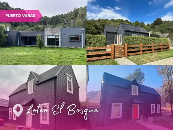 Parcela Con 4 Casas En Venta En Loteo El Bosque Puerto Varas