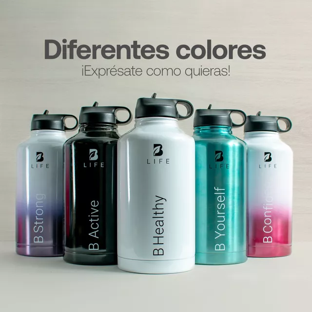 2 Thermos Deportivos Highsierra 1.9 L Conserva El Frio 10hrs