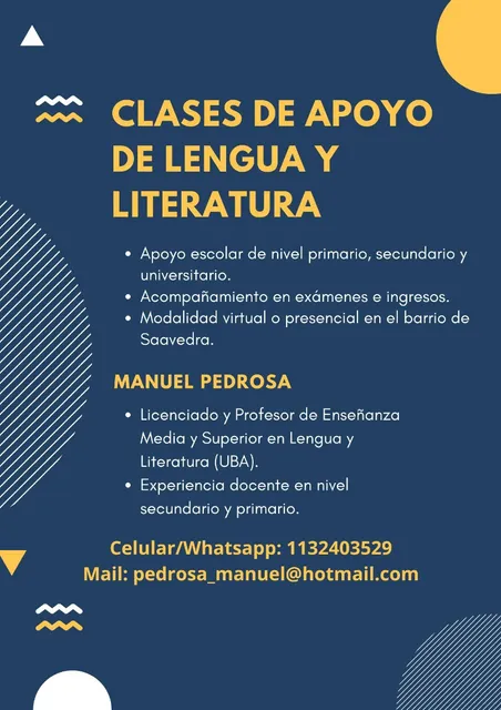 Clases Particulares - Lengua Y Literatura