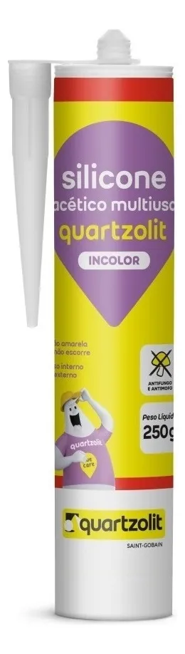 Silicone Acético Multiuso 250G (Quartzolit)