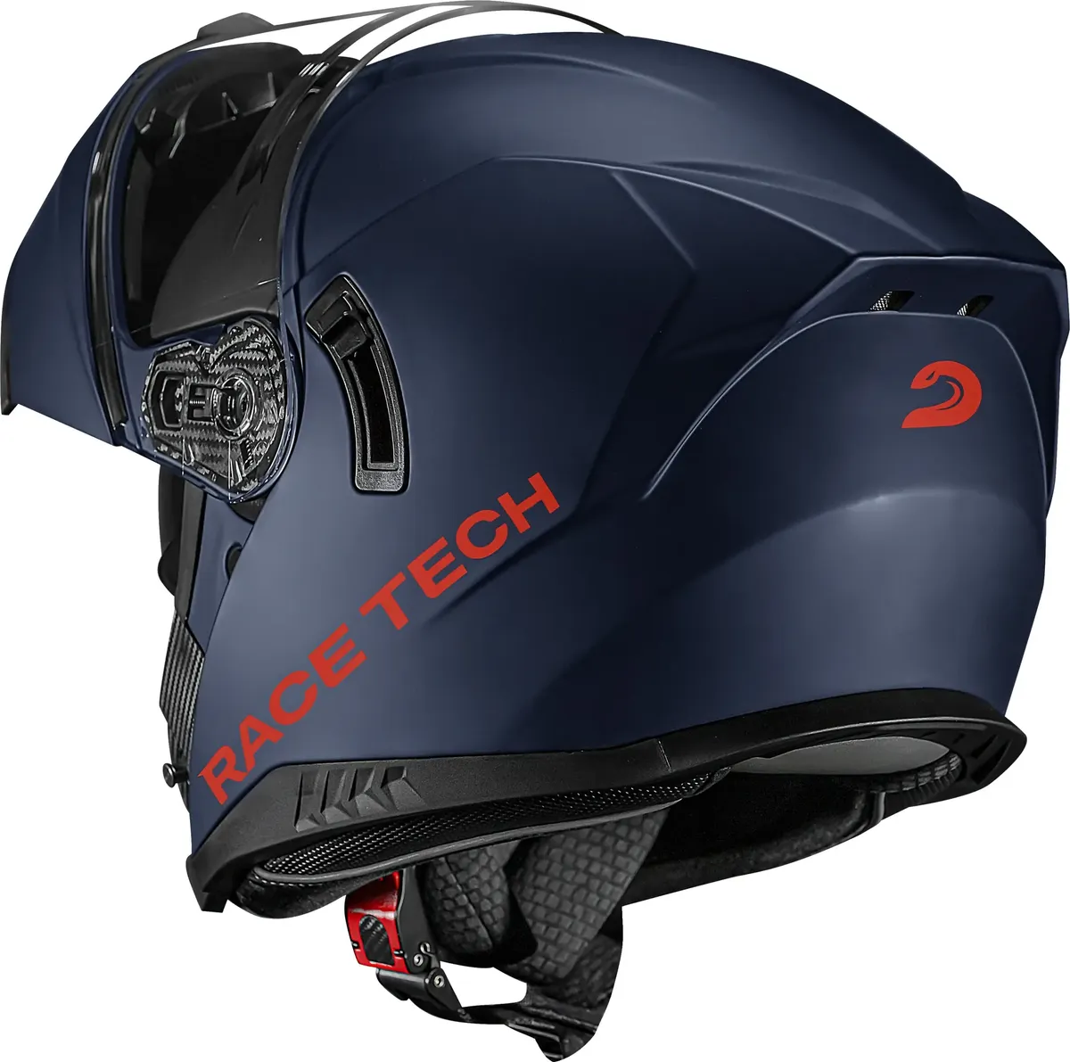 Capacete Robocop Race Tech Signal Articulado Escamoteável — foto 4