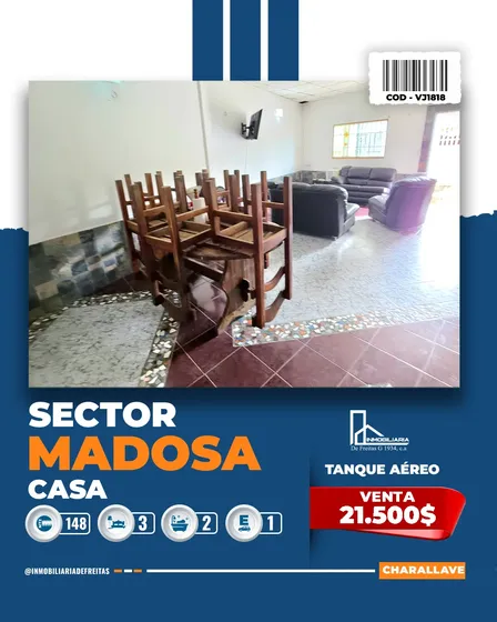 Casa En Venta En El Sector La Madosa. Charallave