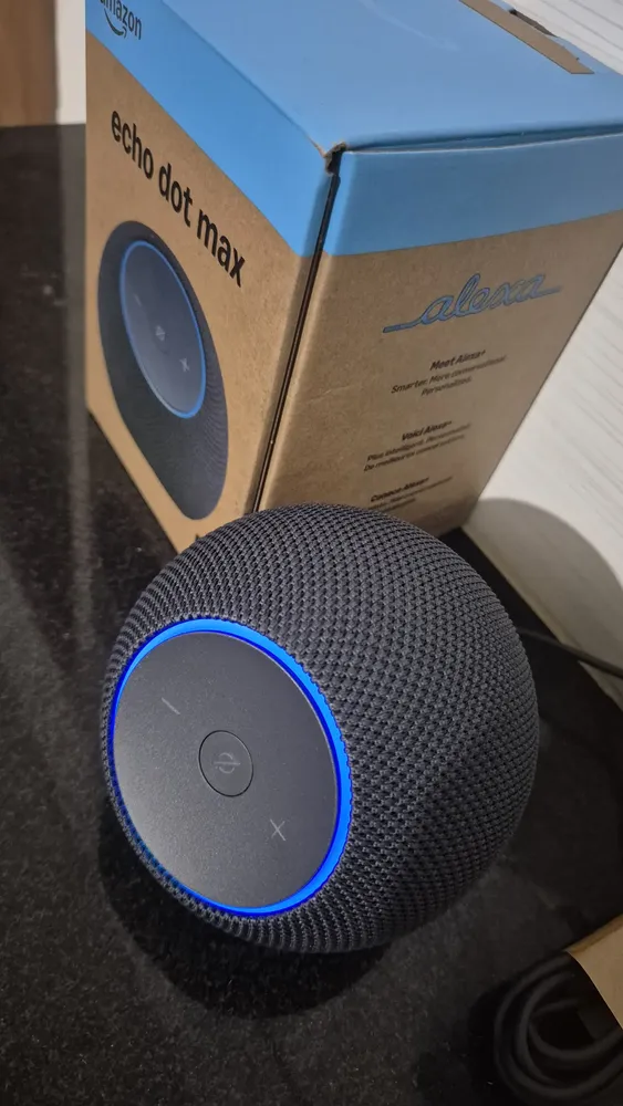 Amazon Echo Dot Max (nova Geração), Smart Speaker Com Alexa