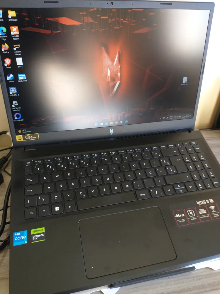 Notebook Gamer Acer Nitro V Intel Core I5 - 13420H, 8GB Ram, 512GB SSD, NVIDIA RTX4050, Windows 11 Home, Tela 15,6" Full HD - ANV15-51-54DL - Imagem 2