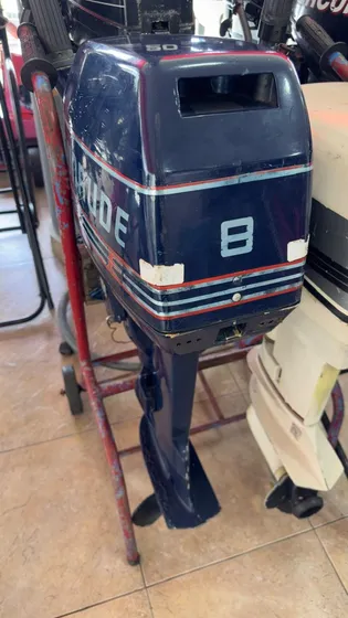 Motor De Popa Evinrude 8hp 2 Tempos Revisado C/ Garantia