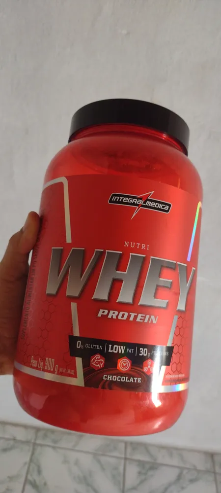 Nutri Whey Protein Pouch Chocolate 900g Integralmédica - Imagem 3