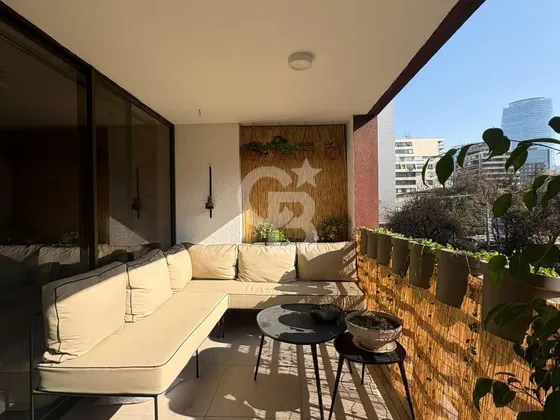 Hermoso Dpto. Amoblado 2d2b+1e Metro El Golf - Las Condes