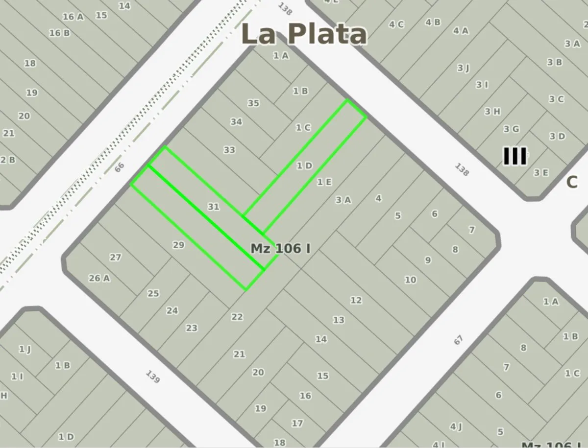Lots for Sale on Avenue, La Plata
