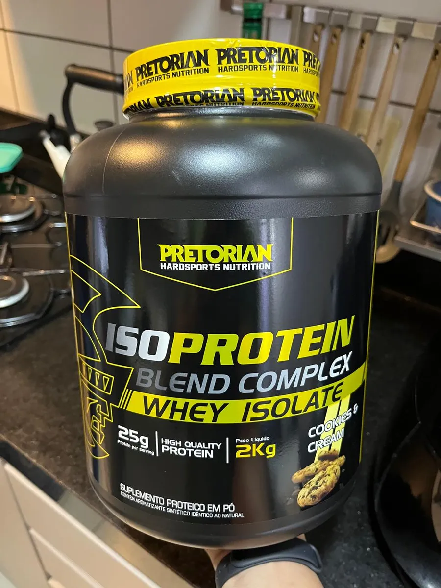 Whey Protein Isolado Iso Blend Complex 2kg – Pretorian Sabor Cookies E Cream