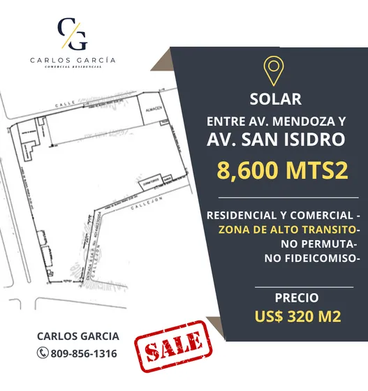 Solar Venta Santo Domingo Este Zona Oriental