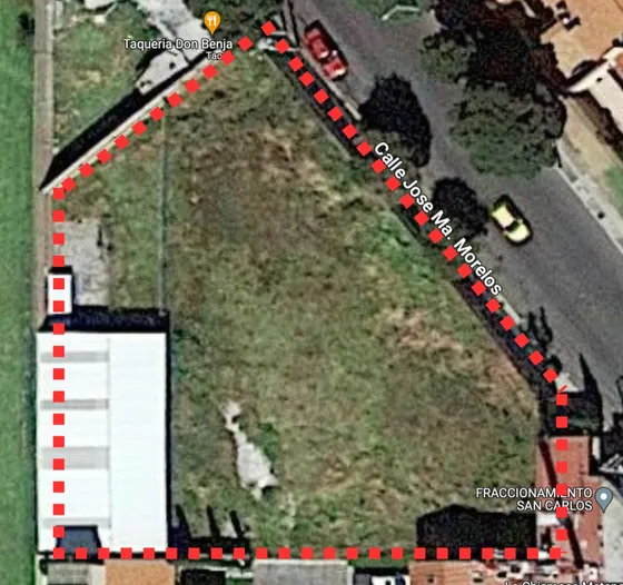 Terreno En Metepec 1462 M2