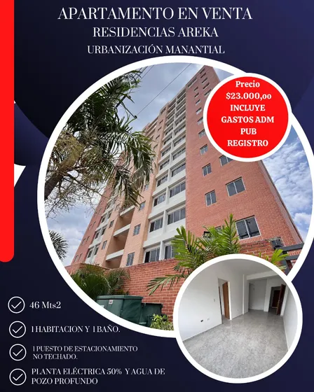 Apartamento A Estrenar Obra Blanca Res Areka Suites Naguanagua Manantial  Zr