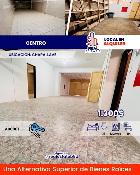 Local Comercial En Alquiler Casco Central/ Charallave.