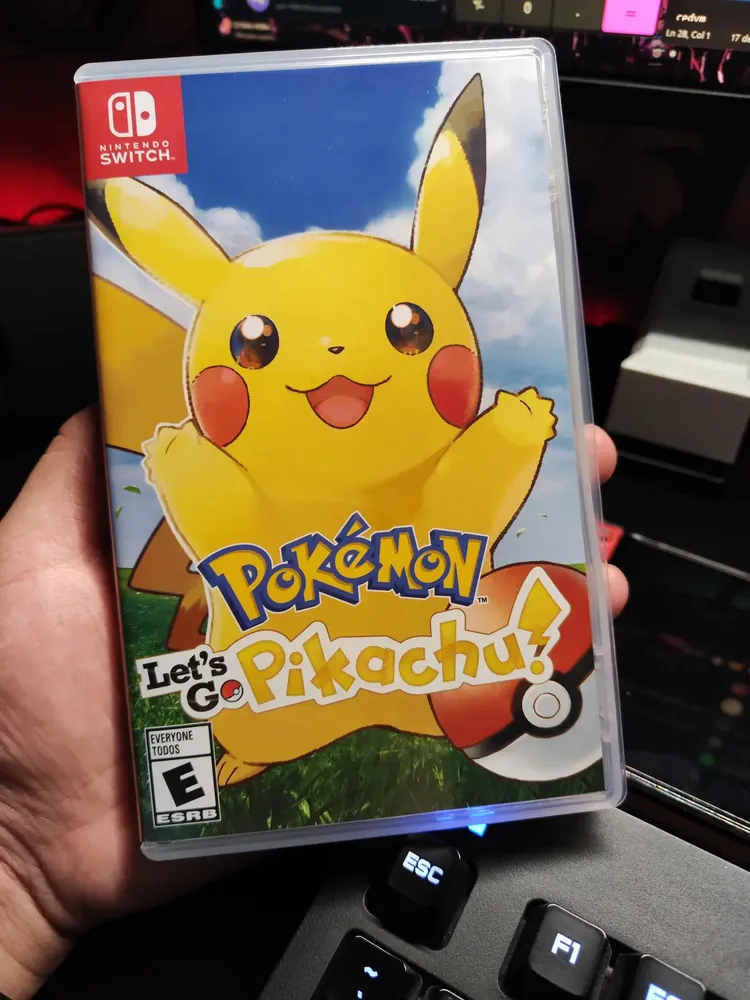 Pokemon Lets Go Pikachu Switch Midia Fisica Standard Edition