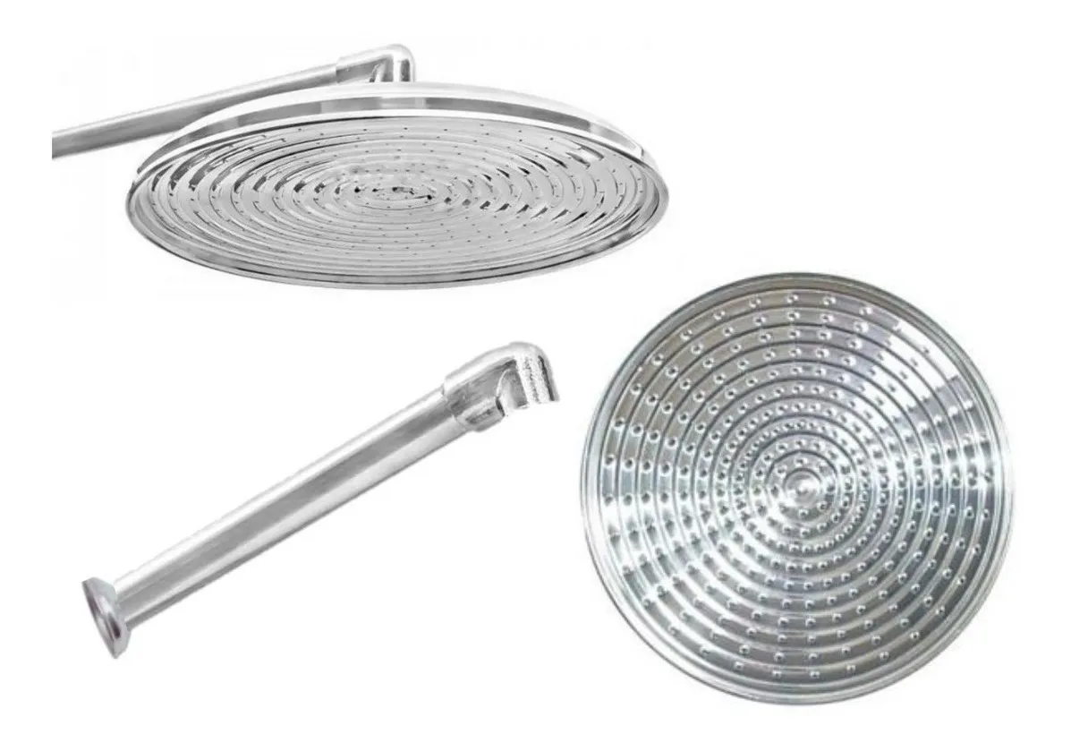 Ducha Cascata Chuveirão Piscina Externa Alumínio 12   3/4