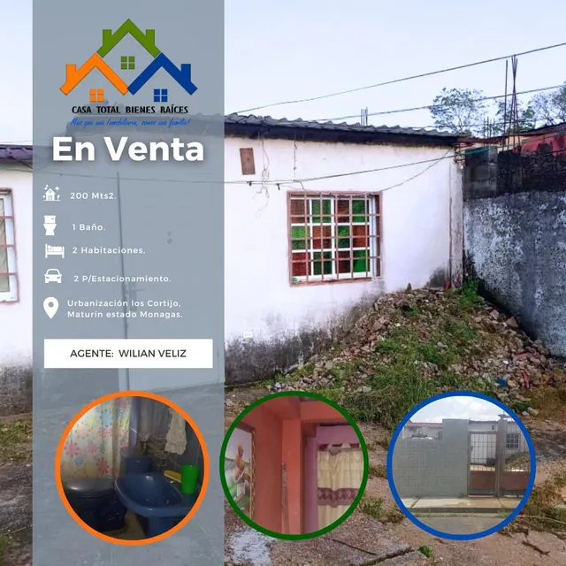 Se Vende Casa En El Sector Los Cortijos Maturin Monagas