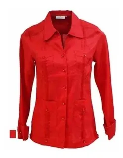 Blusa guayabera dama new arrivals