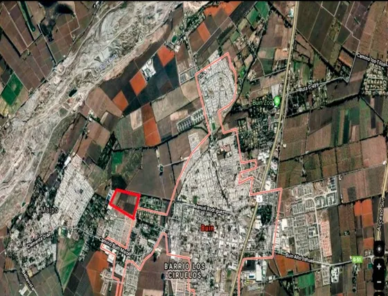 Terreno De 14,2 Hectáreas En Buin, Linderos