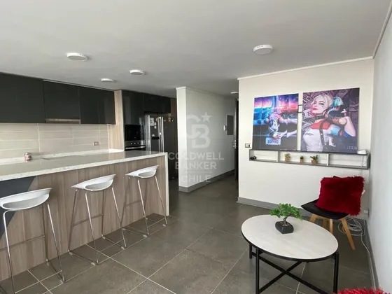 Departamento Amoblado Con Vista Al Mar, Sector Sur
