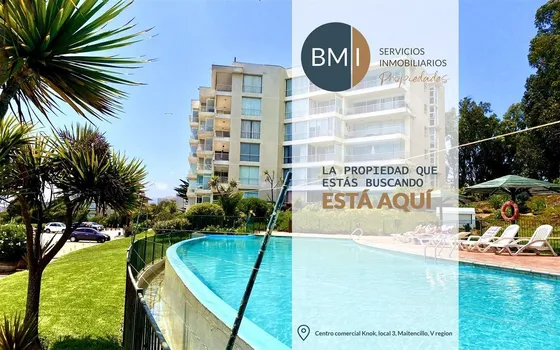 Departamento En Condominio, De 3 Dorm, 2 Baños, Puchuncaví