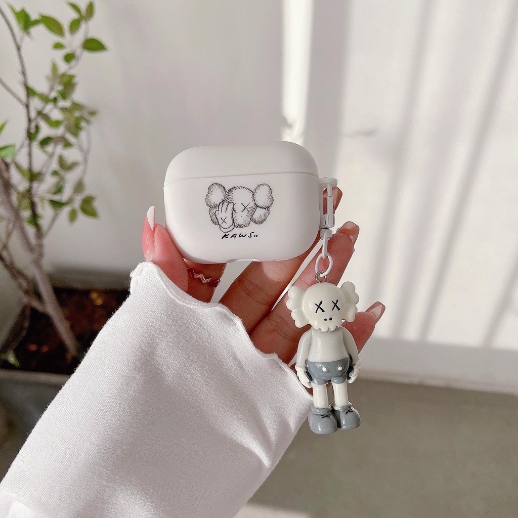 Funda airpods pro 2da generacion Kaws + Llavero - Glow Fashion