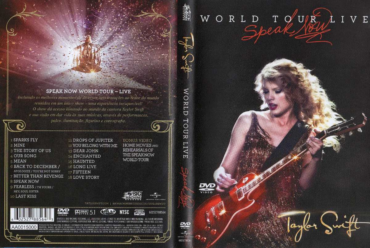 speak now tour live dvd