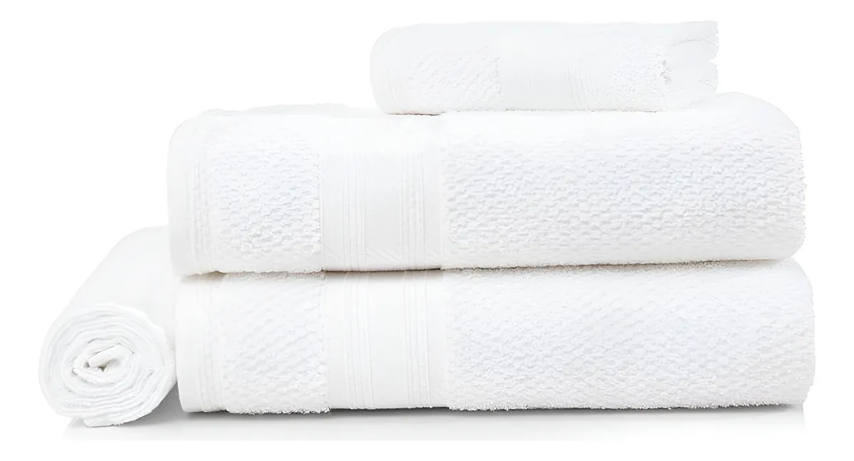 Karsten Empire Fio Cardado jogo de banho cor branco