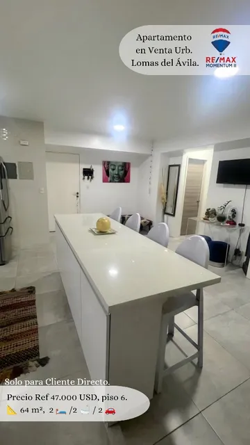 Vendo Apartamento Remodelado, En Urb. Lomas Del Ávila.