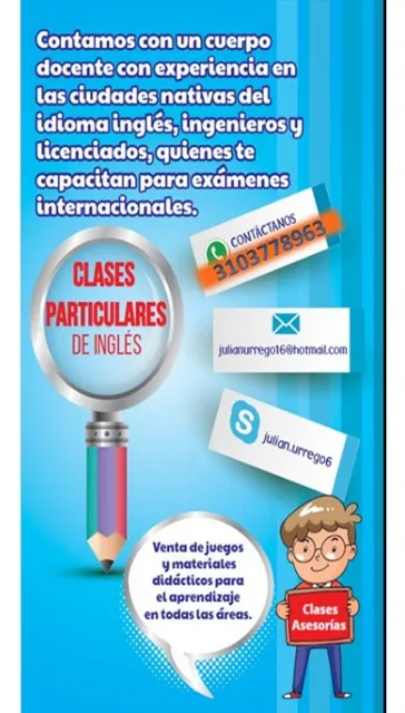 Clases Particulares De Inglés. Asesoría De Tareas Y Exámenes