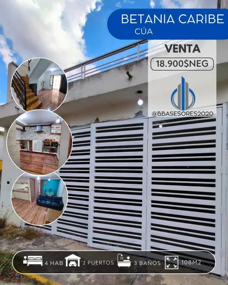 Casa Conjunto Residencial Betania Caribe Cúa 