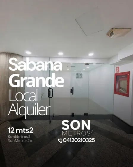 Local En Alquiler Sabana Grande No Esta A Pie De Calle 12 Mts2. Sonmetros2 B-9qnx 2207