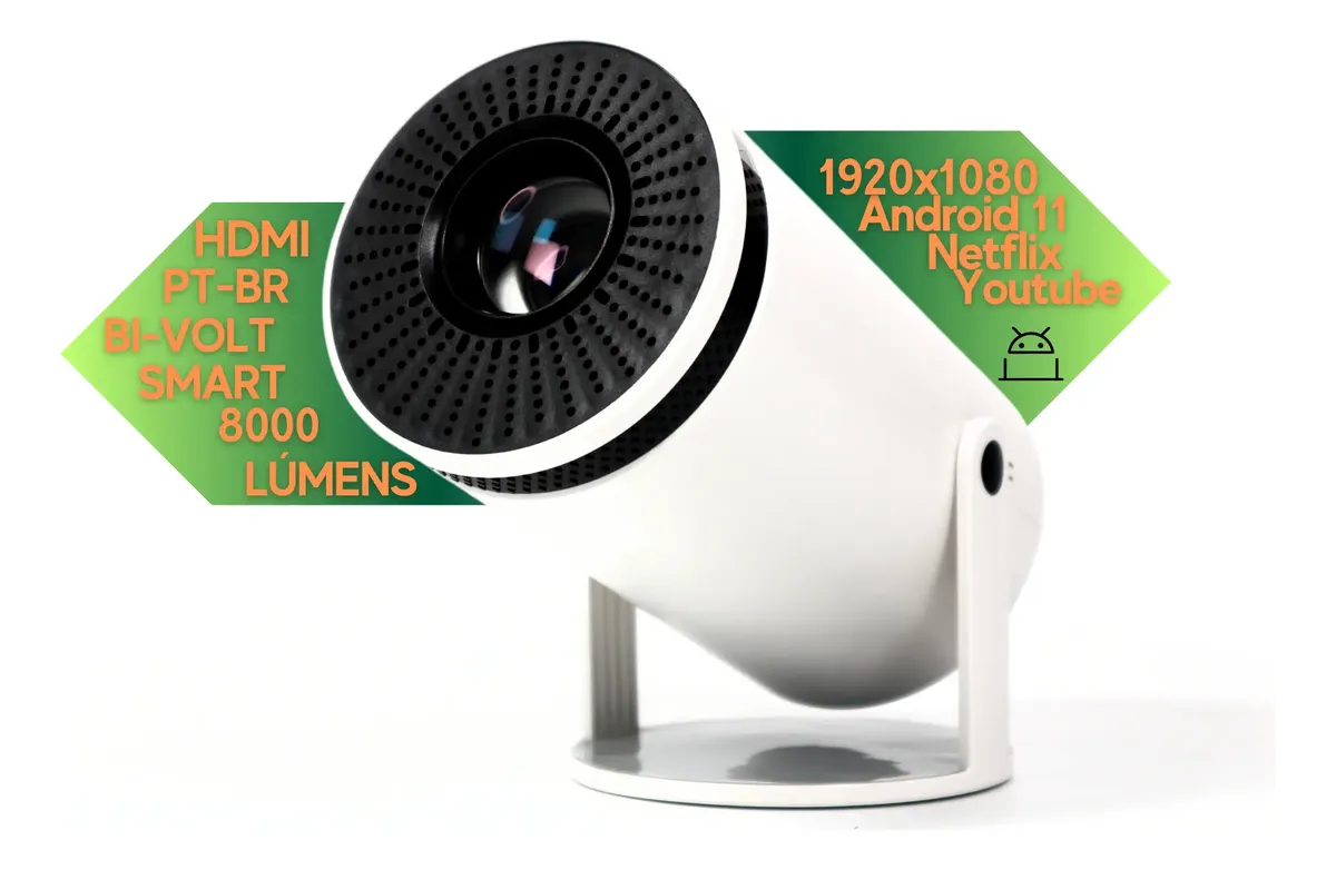 Mini projetor HY300 da DUOSEG